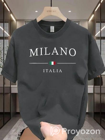 Drop Shoulder Tshirt with Dtf Print