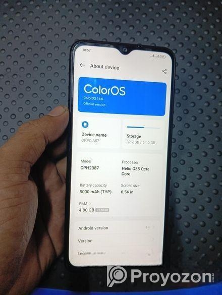 OPPO A57 4/64 gb (Used)