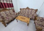 Full Set Victorian Sofa With Coffee Table and Cover Free!!