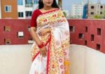 স্কিন প্রিন্ট শাড়ি