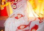 Half Silk Block Print Sharee