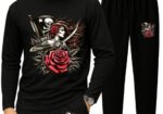 Long Sleeve Drop Shoulder Tshirt and Trouser Set
