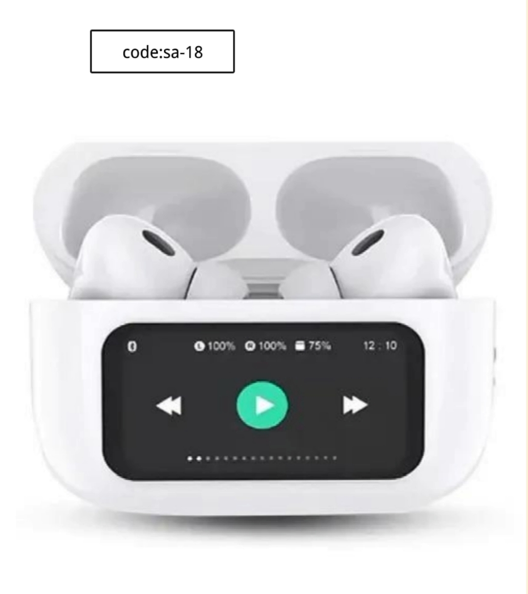 A9 Pro White Earbuds – ভাইরাল সাউন্ড & স্টাইল