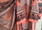 Made Pure dubai silk Digital Print Three Piece