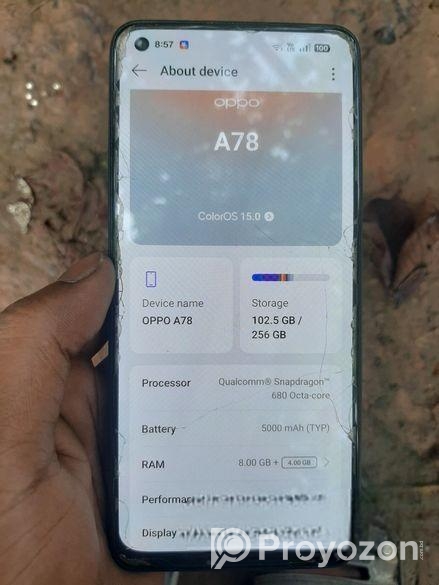 OPPO A78 . (Used)