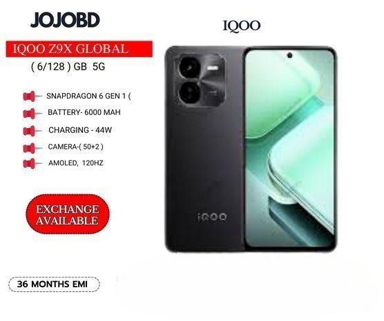 iQOO Z9X (6/128) নতুন 5g. (New)