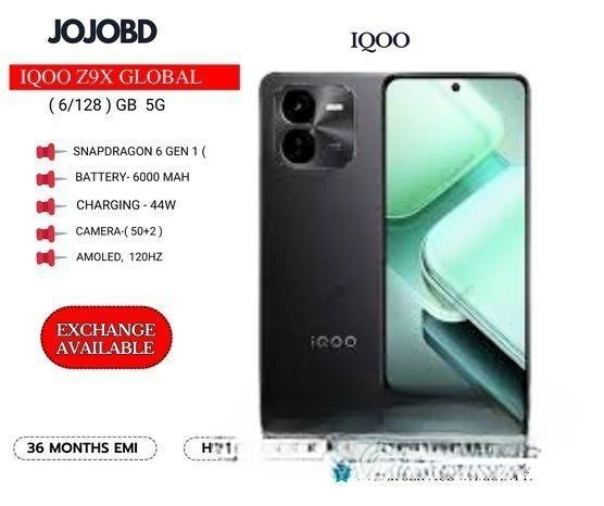 iQOO Z9X (6/128) নতুন 5g. (New)