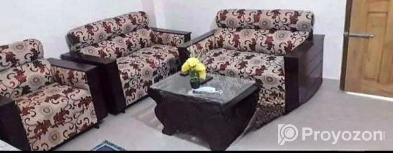 নিউ ফুলবক্স সোফাসেট (২*২*১)সাথে টি টেবিল সহ