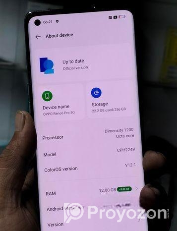 OPPO Reno 6 Pro Full fresh (Used)