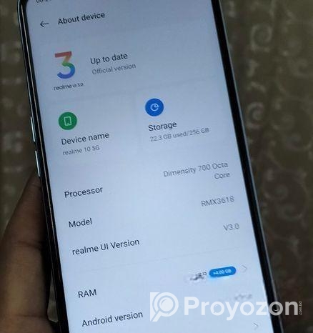 Realme 10 √ভার্সন ১২ √ (Used)