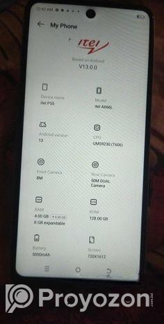 Itel P55 4/128 (Used)