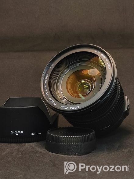 Sigma 17-50mm 2.8 For Nikon