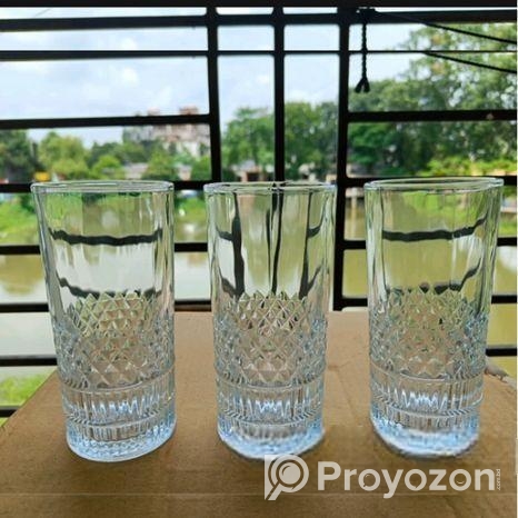6 Pcs Glass Set – Crystal Clear Design