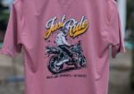 bDrop shoulder T shirt