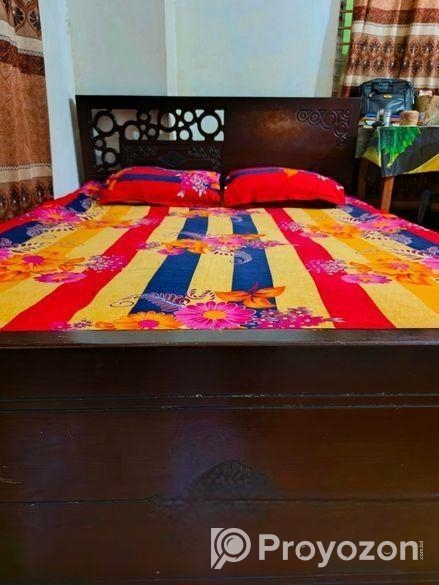 ৫/৭ ফিট খাট ও চেয়ার টেবিল কম্বো