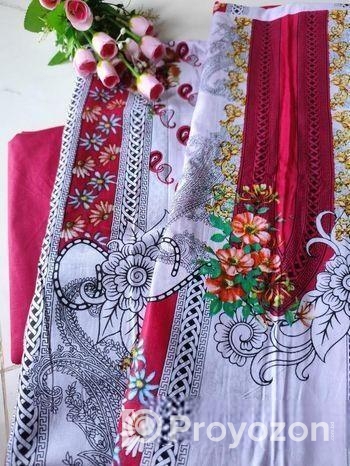 কটন সুতি থ্রি পিস