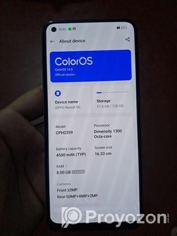OPPO Reno 8 5g (Used)
