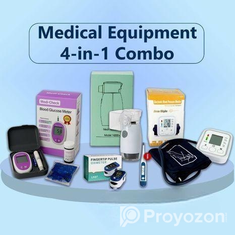 Medical Equipment 4-in-1 Combo Pack with Free Thermometer