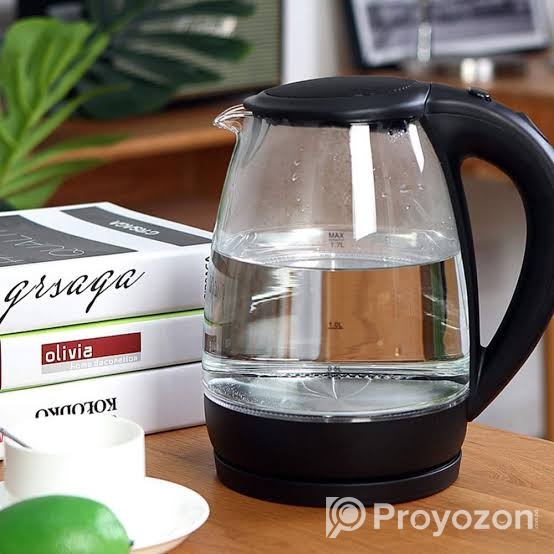 JAIPAN ELECTRIC KETTLE (ARE-015) GLASS & STAINLESS STILL CORDLESS