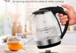 JAIPAN ELECTRIC KETTLE (ARE-015) GLASS & STAINLESS STILL CORDLESS