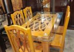 NEW DAINING SET CANADIAN OAK VENEER. M # 225