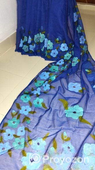 Hand Paint Saree