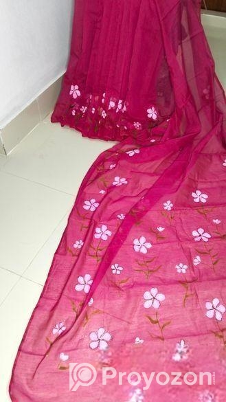 Hand Paint Saree