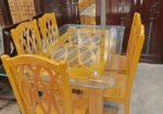 NEW DAINING SET CANADIAN OAK VENEER. M # 225