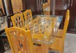 NEW DAINING SET CANADIAN OAK VENEER. M # 225