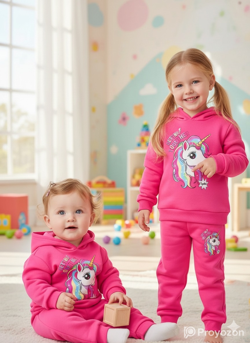 Elegant Stylish Baby Hoodie Set
