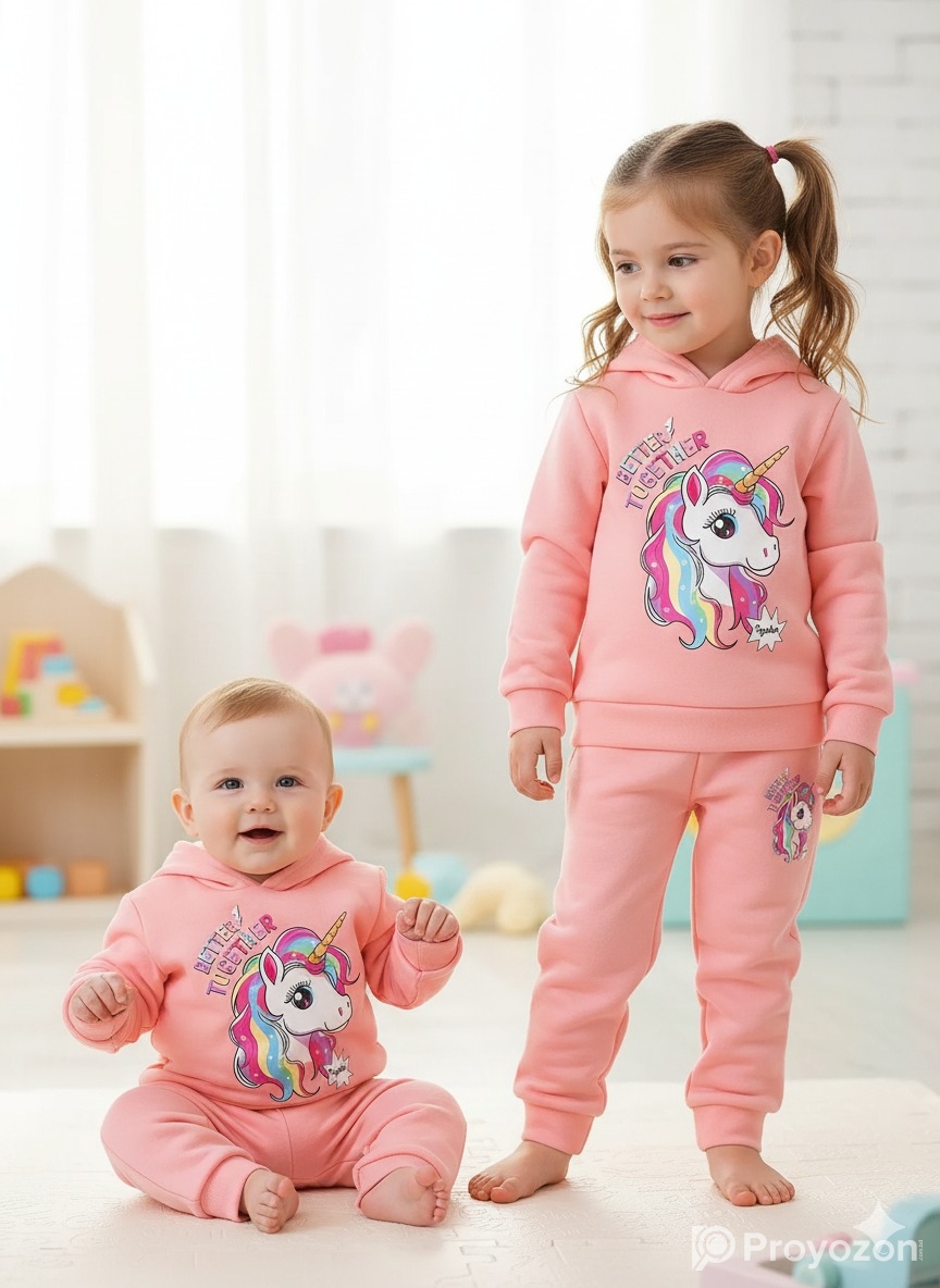 Elegant Stylish Baby Hoodie Set