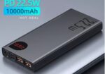 Matrix M10-10000mAh Power Bank Fast Charging 22.5W- Built-in Cabl