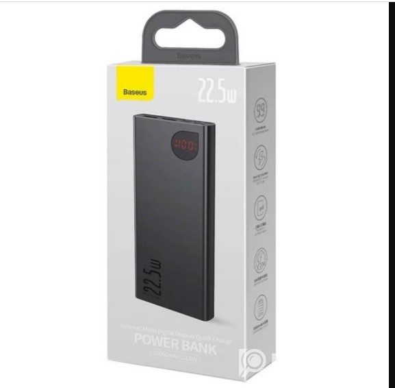 Matrix M10-10000mAh Power Bank Fast Charging 22.5W- Built-in Cabl