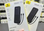 Matrix M10-10000mAh Power Bank Fast Charging 22.5W- Built-in Cabl