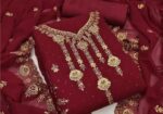 Embroidary Georjet Three Piece