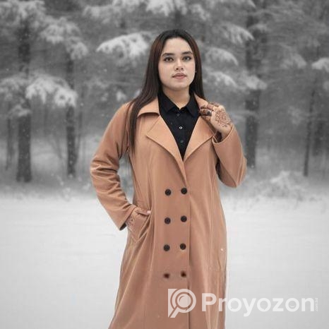 Stylish Ladies Overcoat ( Button System)