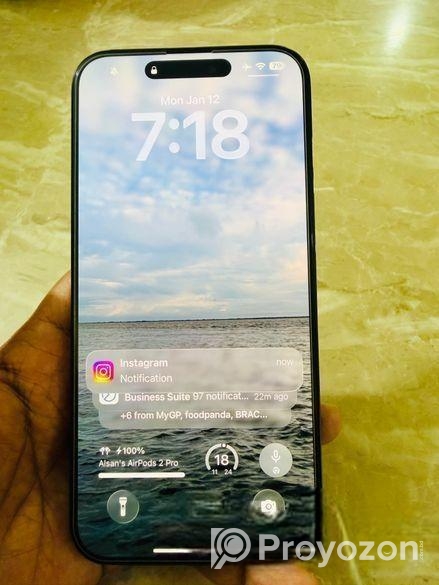 Apple iPhone 15 pro max 2 Physical Sim 256GB