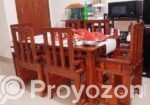 দেশি সাড়ি নিম কাঠের ডাইনিং সেট