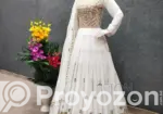 Readymade Georgette Embroidered Party Dress