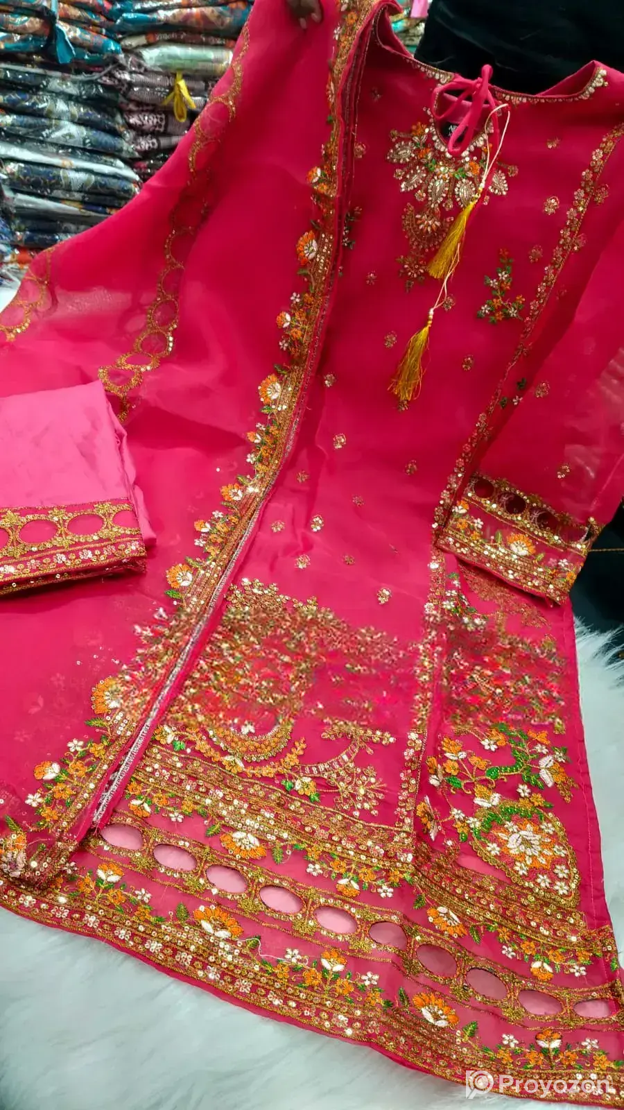 Pakistani Design 4-Piece Sada Bahar Tissue Set