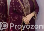 Georgette Embroidered Four-Piece Set