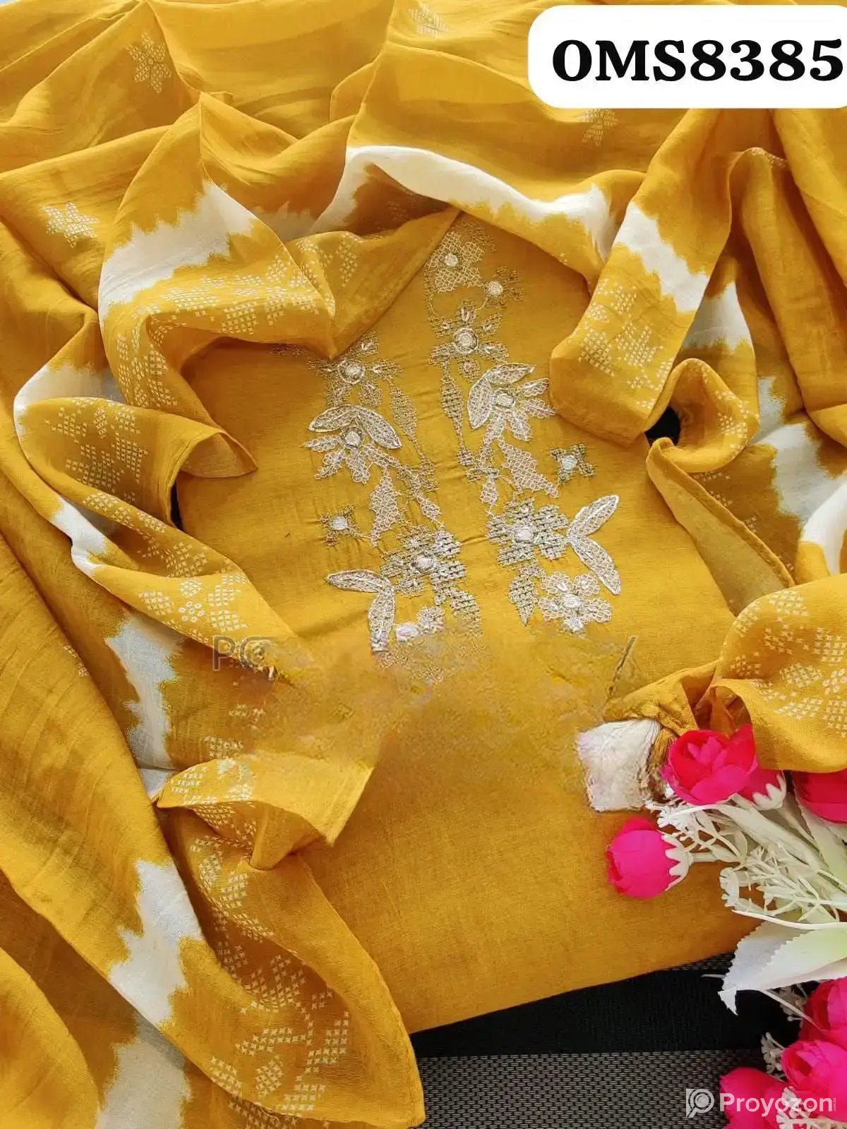 Original Indian Mul Chanderi Set