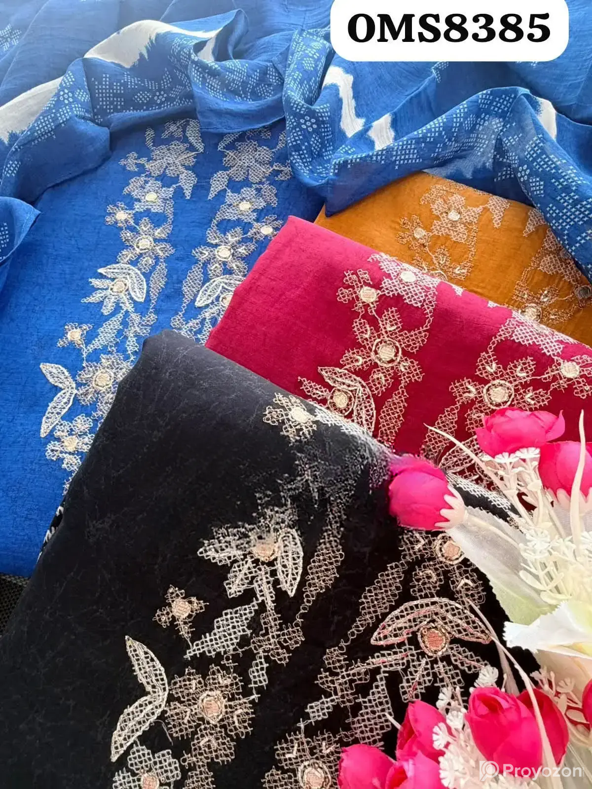 Original Indian Mul Chanderi Set