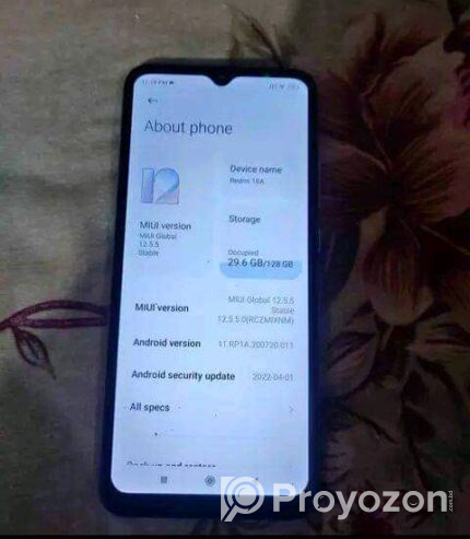 Redmi 12 4G 6GB Ram and 128GB Rom (used)
