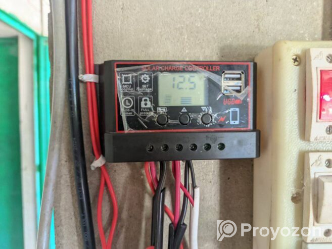 280w battery 150 w sollar penal full setup (Used)
