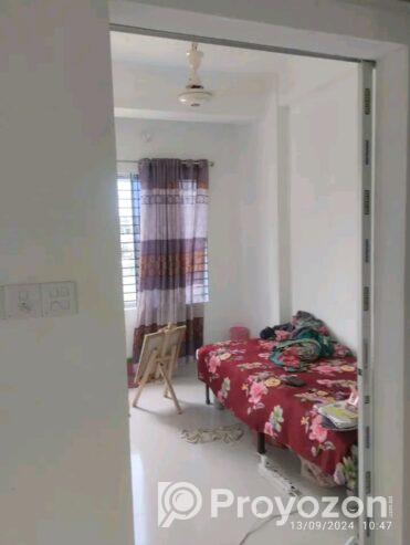 নতুন ফ্লাট মেসে ডাবল বেডের সিট খালি আছে