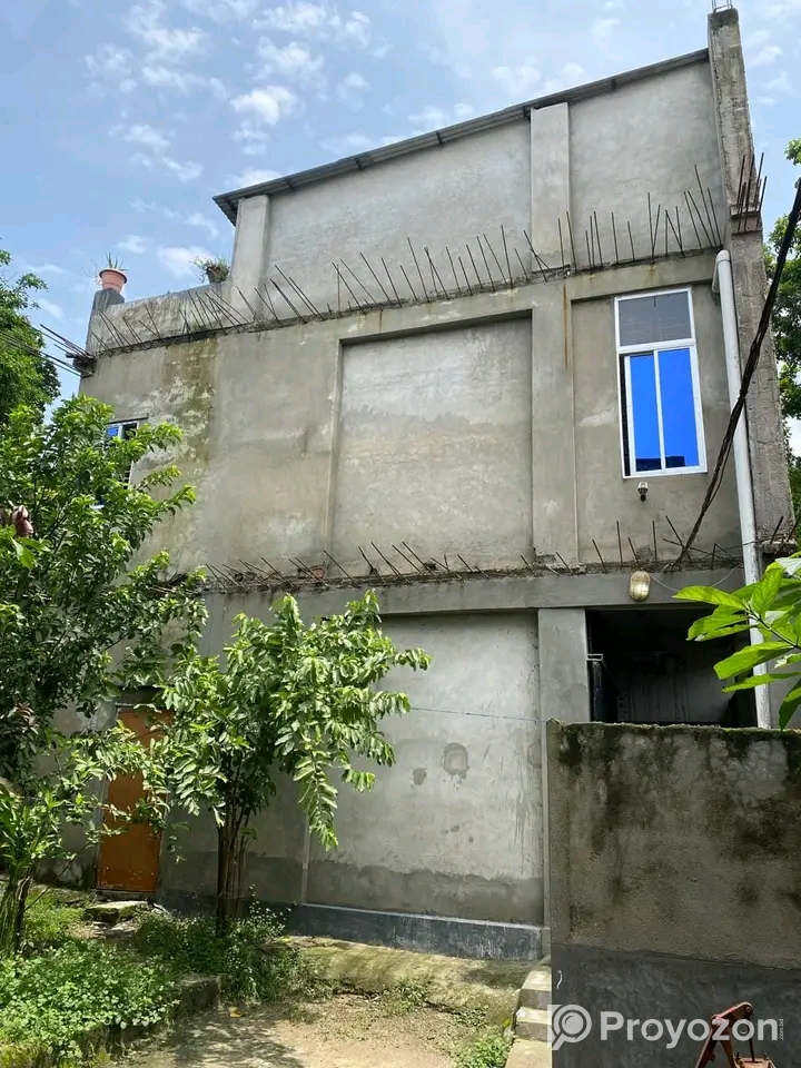 বাড়ীসহ জমি বিক্রি করা হবে।