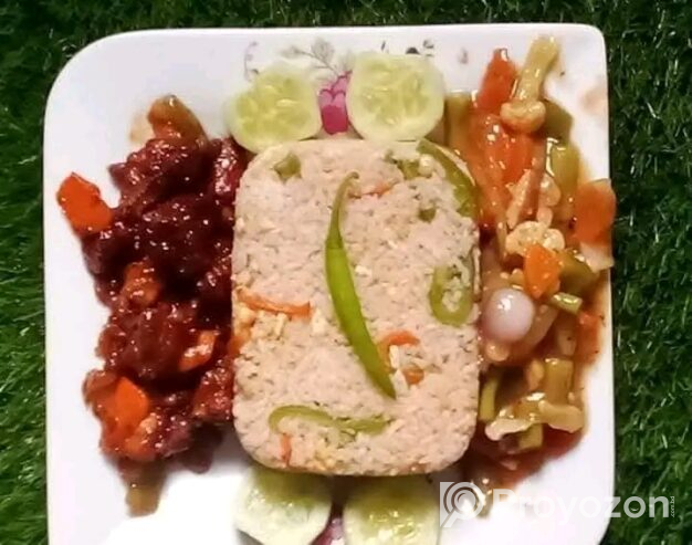 শাহী মোরগ পোলাও, চাইনিজ প্ল্যাটার,