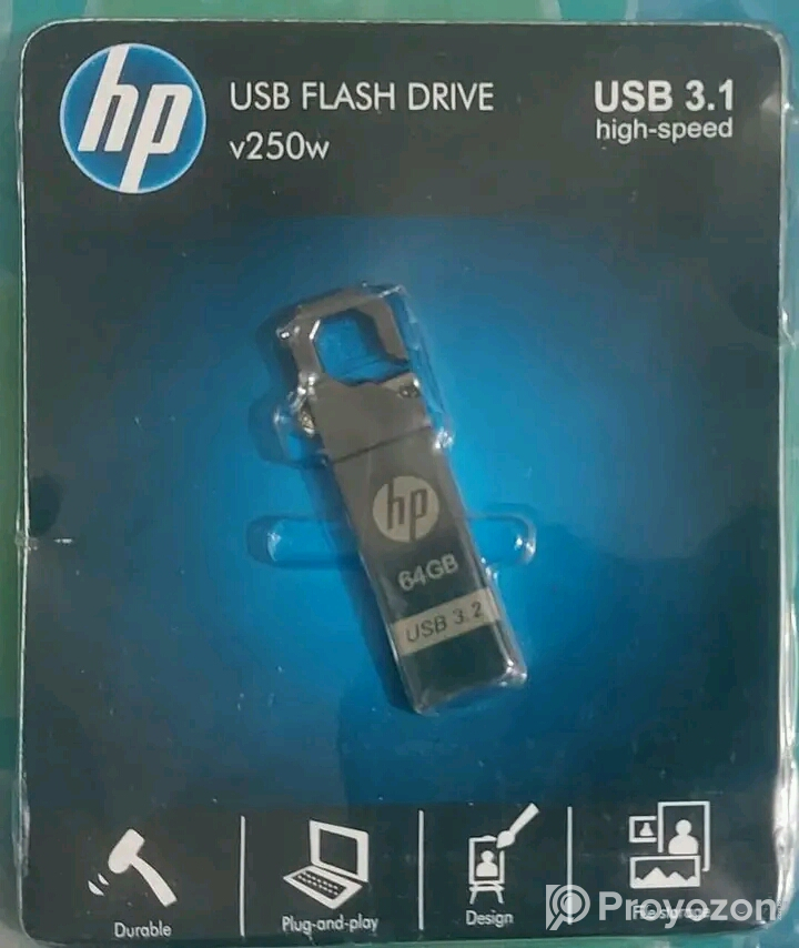 HP v250w 128GB USB 3.2 flash drive (Used)