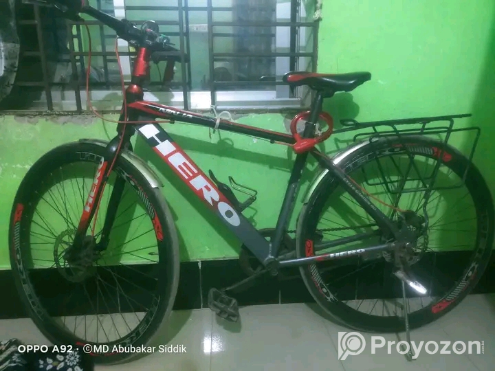 হিরো, নন গিয়ার চিকন চাকার সাইকেল বিক্রি হবে।